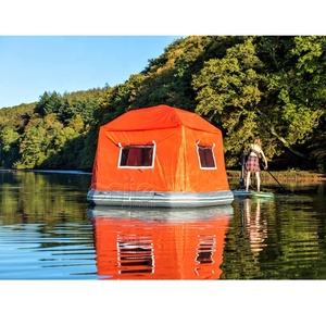 Tente de <span class=keywords><strong>camping</strong></span> gonflable en PVC pour la famille, plateforme flottante pliable, île de sommeil en plein air - Product Image 2