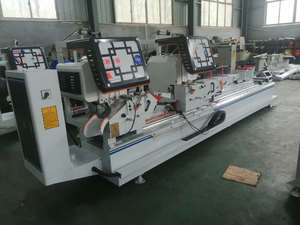 เลื่อยตัดมุมอลูมิเนียม PVC แบบดิจิตอลความแม่นยำสูง 45 และ 90 องศา หัวคู่ สำหรับงานหน้าต่างและประตู - Product Image 4