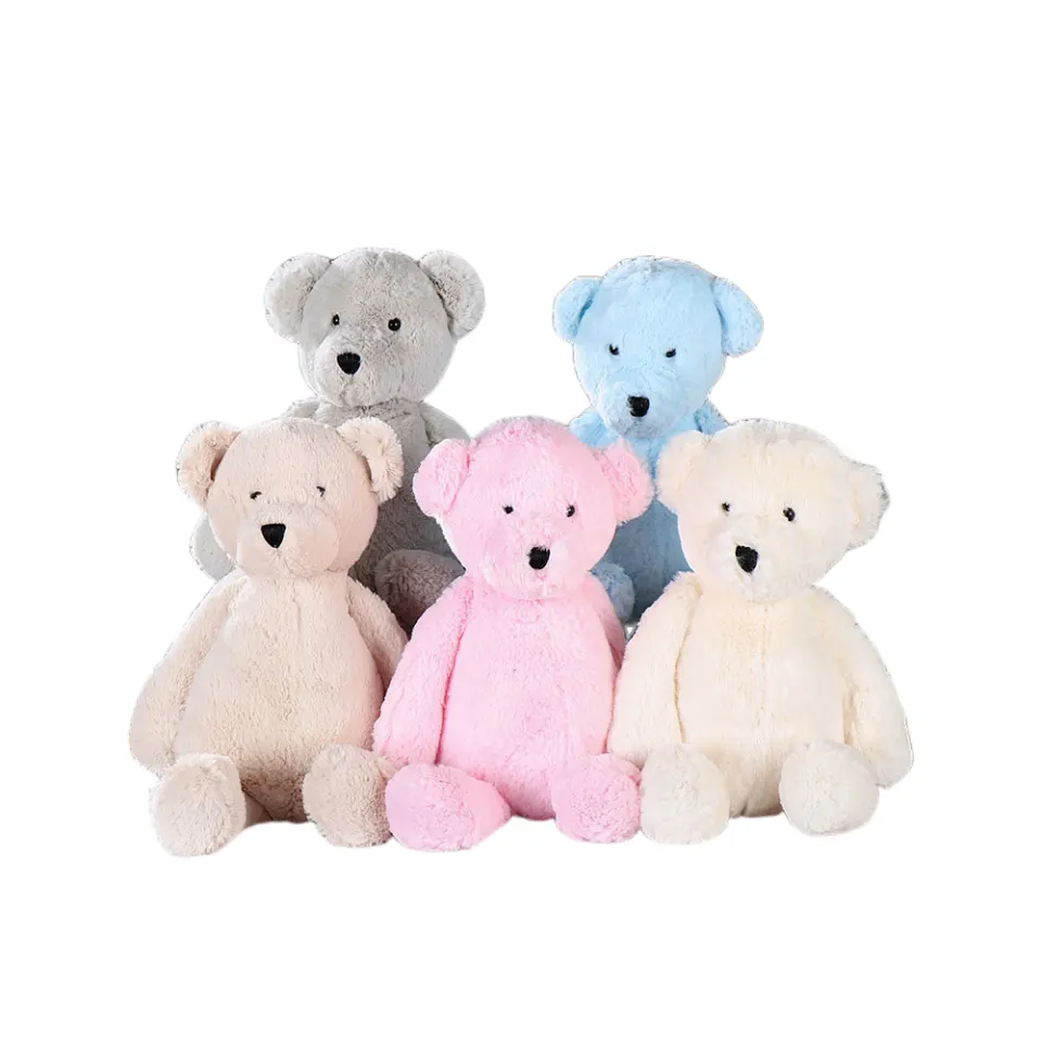 Moyun's hot selling colourful bear plush toys for teenage girls birthday gift bear custom plush pillow