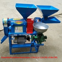 Machine à décortiquer le riz trois-en-un, usage commercial et domestique, 26 broyeurs multifonctionnels, garantie 1 an, fabriqué en Chine, 100 kg
