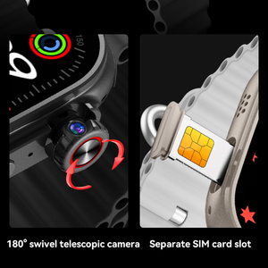 Montre connectée EDS HWS11 Call  Fashion BT avec appels, batterie 700 mAh, appels vidéo HD 180 °   Caméra télescopique pivotante pour Android 8.1 - Product Image 3