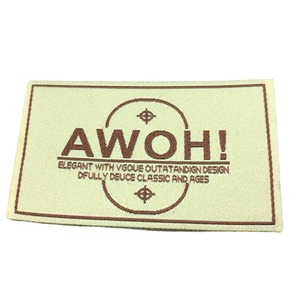 Nhãn quần áo <span class=keywords><strong>in</strong></span> chất liệu satin polyester tùy chỉnh với logo dệt, sản xuất tại nhà máy, dành cho thương hiệu thời trang và túi xách, dạng cuộn - Product Image 3