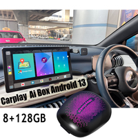 IHeylinkit Carplay Ai Box CP-608 Ultra Android 13 QCOM 4G+64GB 1 Año de Garantía para /Mazda/Toyota Etc.