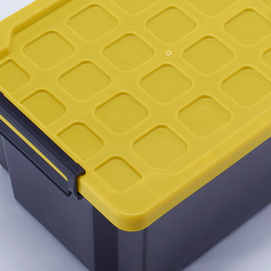 Trung Quốc 25L Đầy Màu Sắc Nắp Nhiệm Vụ Nặng Nề Nhựa Lưu Trữ Hộp Công Cụ Trên Bán Nhiệm Vụ Nặng Nề Container Lớn Nhựa Lưu Trữ <span class=keywords><strong>Box</strong></span> Với Nắp - Product Image 5