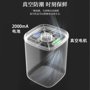 Cat Food Storage <b>Bin</b> 6L 12L Airtight Rectangle Clip On Lid Pet Food Container Household Storage Box - Product Image 4