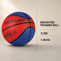 Aiju OEM Ballon de basketball en PU personnalisé avec logo, taille 7, lesté, pour entraînement et matchs de club, grossiste en ballons de basket