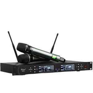 Biner DR666 Système de Microphone Sans Fil UHF Professionnel Portable à Main pour le <span class=keywords><strong>Karaoké</strong></span> et le Chant - Product Image 1