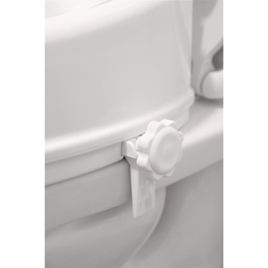 Rehausseur de siège de toilette pour personnes âgées (10 cm), Rehausseur de siège de toilette pour adultes avec couvercle PEPE P30004 - Product Image 1