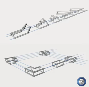 G34C19 Truss Aluminium Truss Éclairage de scène Truss Roof Construction Trading Fair Construction Expositions Theatre Construction - Product Image 3