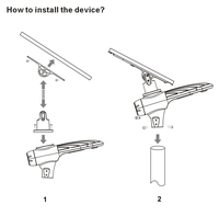 Lampe solaire LED de rue étanche IP65 8000LM avec contrôleur MPPT, fonctionnement automatique marche/arrêt