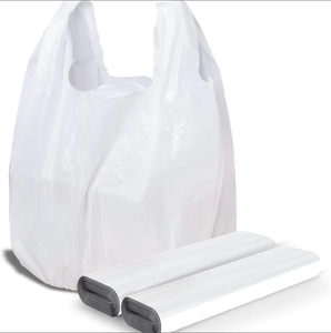 Sacchetti di ringraziamento in plastica HDPE riciclabile <span class=keywords><strong>HOYO</strong></span> con stampa fiocco rosa in rilievo, decorazione a cuore fustellata, modello 80260 per negozi al dettaglio e boutique - Product Image 4