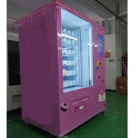 Distributeur automatique de cupcakes et de salades certifié CE pour l'extérieur, avec écran tactile compatible SDK et paiement multi-mode