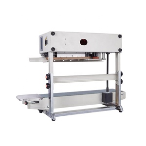 Machine de scellage verticale FR-770 pour sacs plastiques et manchons rétractables, scelleuse à bande continue verticale - Product Image 6