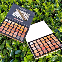 Nouvelle palette de maquillage pour les yeux imperméable longue durée 35 couleurs Maquillage nacré mat brillant paillettes Palette de maquillage pour la scène