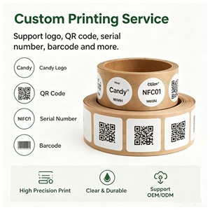 Etiqueta NFC Mini RFID HF NTAG213 Compatible con DPP de la UE, Ecológica, Frágil, para Pasaportes Digitales, Embalaje Inteligente, Trazabilidad, Tamaño Personalizable - Product Image 4