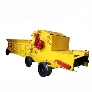 Used In Farm Estates And Forest Farms High Output Large Capacity And High Strength Mobile Type Wood Shredder Machine Wood Compo