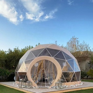 Domo Geodésico Transparente Premium para Glamping, Ecológico, Resistente al Fuego, Protección Total contra la Intemperie, para 3-4 Personas - Product Image 4