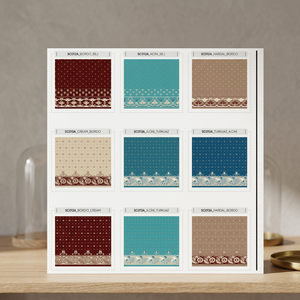 Alfombra de oración Adiva para mezquita, de poliéster tejido, moderna, floral, de pelo alto, acolchada, con base de yute, hecha a máquina, jacquard, turca, Gaziantep - Product Image 3