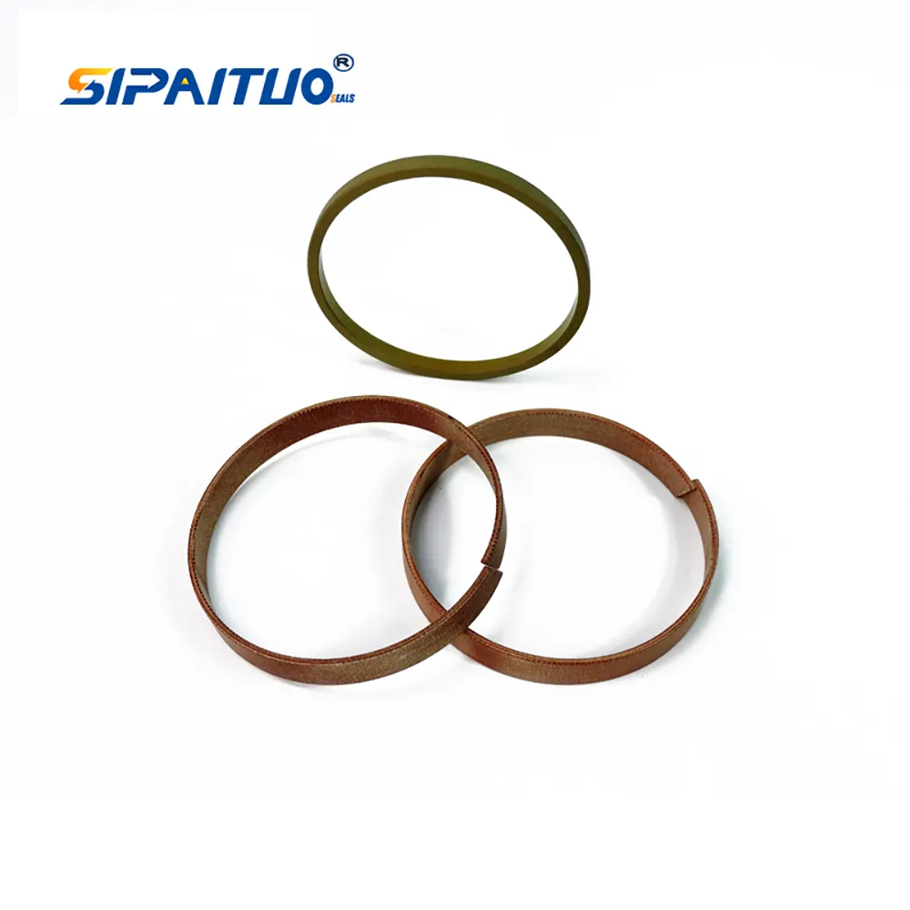 Chịu nhiệt độ cao Piston hướng dẫn vòng đồng đầy PTFE hướng dẫn vòng mặc Băng dải