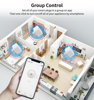 Enchufe Inteligente WiFi Estándar Europeo con Módulo ESP32 Integrado, Enchufe Personalizado ODM de 2 Pines, Control Remoto por Aplicación, 16A/20A, 3250W