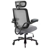 Appui-tête réglable moderne avec logo personnalisé Accoudoir rabattable Chaise de bureau de direction ergonomique et résistante