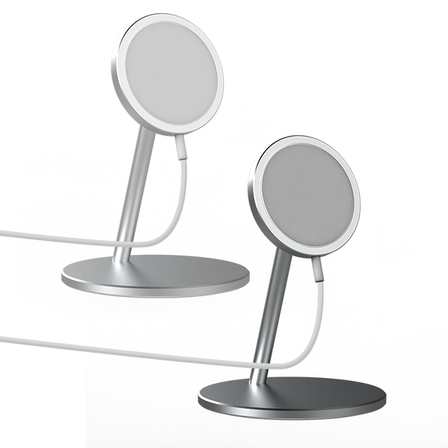 15W Fast Charging Magnetic Car Mount Desk Phone Holder Mobile Phone Stand Aluminium Alloy Portable for for Compatible