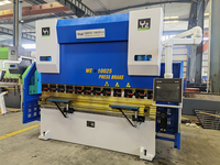 Prensa Plegadora CNC de 100T y 2500mm, 6+1 Ejes con Controlador DA58TX, Máquina Hidráulica para Doblar Láminas Metálicas