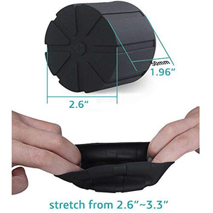 Cheap Black Silicone Protective Lens-Cap, Universal Cover for Kinds of Models <b>Camera</b>, Stretch Fit, Element Proof - Product Image 3