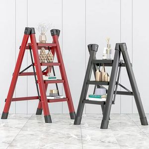 บันไดทรงเอ 3 ขั้น พับได้ ใช้ได้สองด้าน สำหรับใช้ในบ้าน - Product Image 2