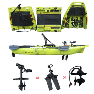 Kayak modulaire à pédales 2026 de 10 pieds avec hélice, pour 1 personne, en HDPE, avec compartiment de rangement pour poissons vivants, coque en plastique, pour rivières et mer - Product Image 4
