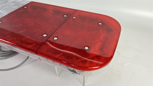 Barre lumineuse de signalisation Golddeer de 47 pouces, nouvelle conception, barre lumineuse <span class=keywords><strong>LED</strong></span> rouge, lumière stroboscopique d'avertissement, bonne résistance à l'eau pour les camions de pompiers, les ambulances - Product Image 2