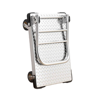 Chariot de transport de marchandises pour entrepôt, plaque d'acier 72*48, faible hauteur de clôture, roues résistantes à l'usure de 4 pouces, capacité de charge de 300 kg - Product Image 1