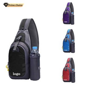 BSCI Custom <b>Men's</b> Chest <b>Bag</b> Multifunctional Single <b>Shoulder</b> Slanted Backpack Fashionable Outdoor Leisure Crossborder Version - Product Image 1