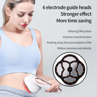 Appareil de massage électrique anti-cellulite pour le corps Appareil de massage des fesses, du ventre et de la taille Appareil à sculpter les jambes Brûleur de graisse avec écran LCD