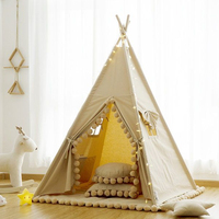 Tente Montessori pour enfants, maison de jeu en bois, tipi pour tout-petits et enfants