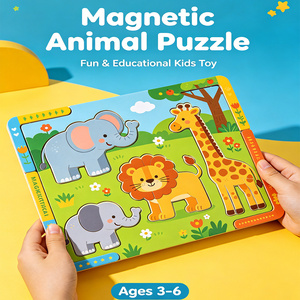 Jouets éducatifs en bois pour enfants, lettres et chiffres magnétiques, jouet éducatif préscolaire Montessori, cadeau d'anniversaire - Product Image 1