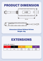 Système de suivi GPS filaire LYNKWORLD LW4G-5B-MASS-P pour la gestion de flotte, ultra faible consommation 0,5 mA (minimum), GLONASS, application Android