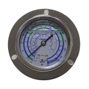 Manomètre Coolmax CM-800-FRG-O-R410 pour réfrigérant, haute et basse pression, type encastré - Product Image 5