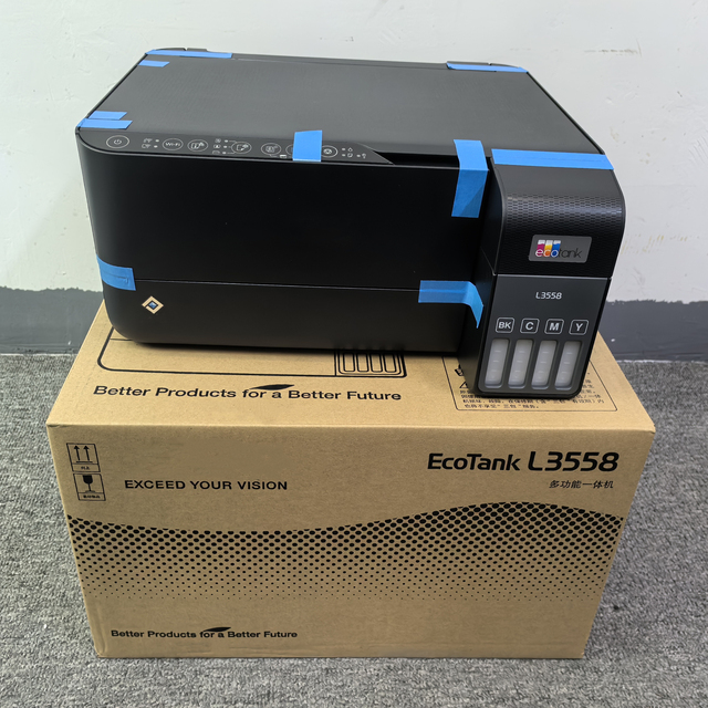 A4 All in One Ink Tank Printer L3558 Color Inkjet Printers Office Mini Digital Printers Machine with Wifi