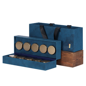 Caja de papel de regalo de té con tinta de soja de gama alta, condimentos personalizados para alimentos enlatados, ensalada, caja vacía de paquete de bayas de goji con logotipo - Product Image 4
