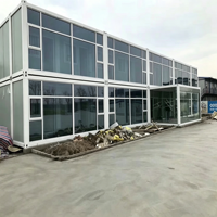 Zweistöckiges Luxus-Containerhaus, Modulare Vorgefertigte Villa, Hotel-Apartment, Vorgefertigtes Containerheim für Resort und Büro