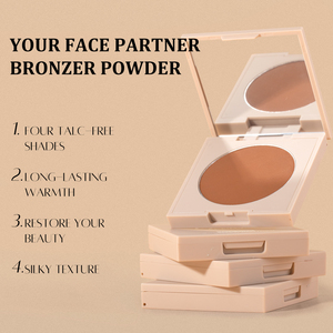 Talc-miễn phí mặt trời hôn Bronzer bột <span class=keywords><strong>Palette</strong></span> Matte cao sắc tố bán buôn trang điểm Bronzer nhãn hiệu riêng da mặt Bronzer - Product Image 3