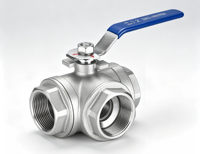 Vanne à boisseau sphérique 3 voies YABOOSS 304SS 3/4 pouce, type T, manuelle, filetage femelle, en acier inoxydable, pour eau, expédition directe usine