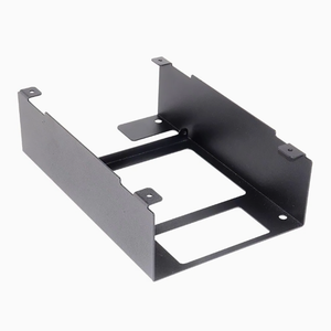 Support de fixation en tôle d'aluminium sur mesure, estampé, avec revêtement en poudre, pour boîtier métallique - Product Image 1