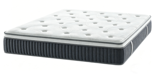 Matelas hybride fermeté moyenne, housse en tissu respirant, matériau polyester, épaisseur 30 cm, design minimaliste pour mobilier de chambre - Product Image 3