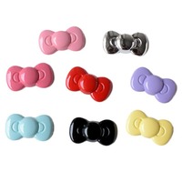 Grote rode kitten auto-aanpasbare patch cartoon biscuit hoofd mobiele telefoonhoesje DIY accessoires materialen nageldecoratie