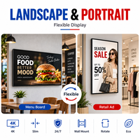 Écran publicitaire numérique intelligent Android HD de 24, 27 et 32 pouces pour aéroport, centre commercial, clinique