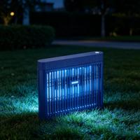 Lampe anti-moustiques portable rechargeable 3200V 1200mAh, tue-insectes électrique avec câble USB Type-C pour intérieur, extérieur et camping