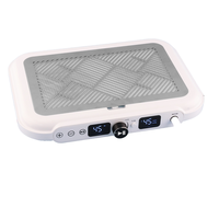 Aspirateur de poussière pour ongles haute puissance 170 W, 2-en-1, avec ventilateur et poignée sans balais, 2 ventilateurs à vitesse réglable