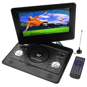 Grosir cd dvd player portable game-DVD Portabel Multimedia Digital Layar LCD TFT 10 Inci, DVD Portabel dengan Fungsi Game Pembaca Kartu Kualitas Terbaik